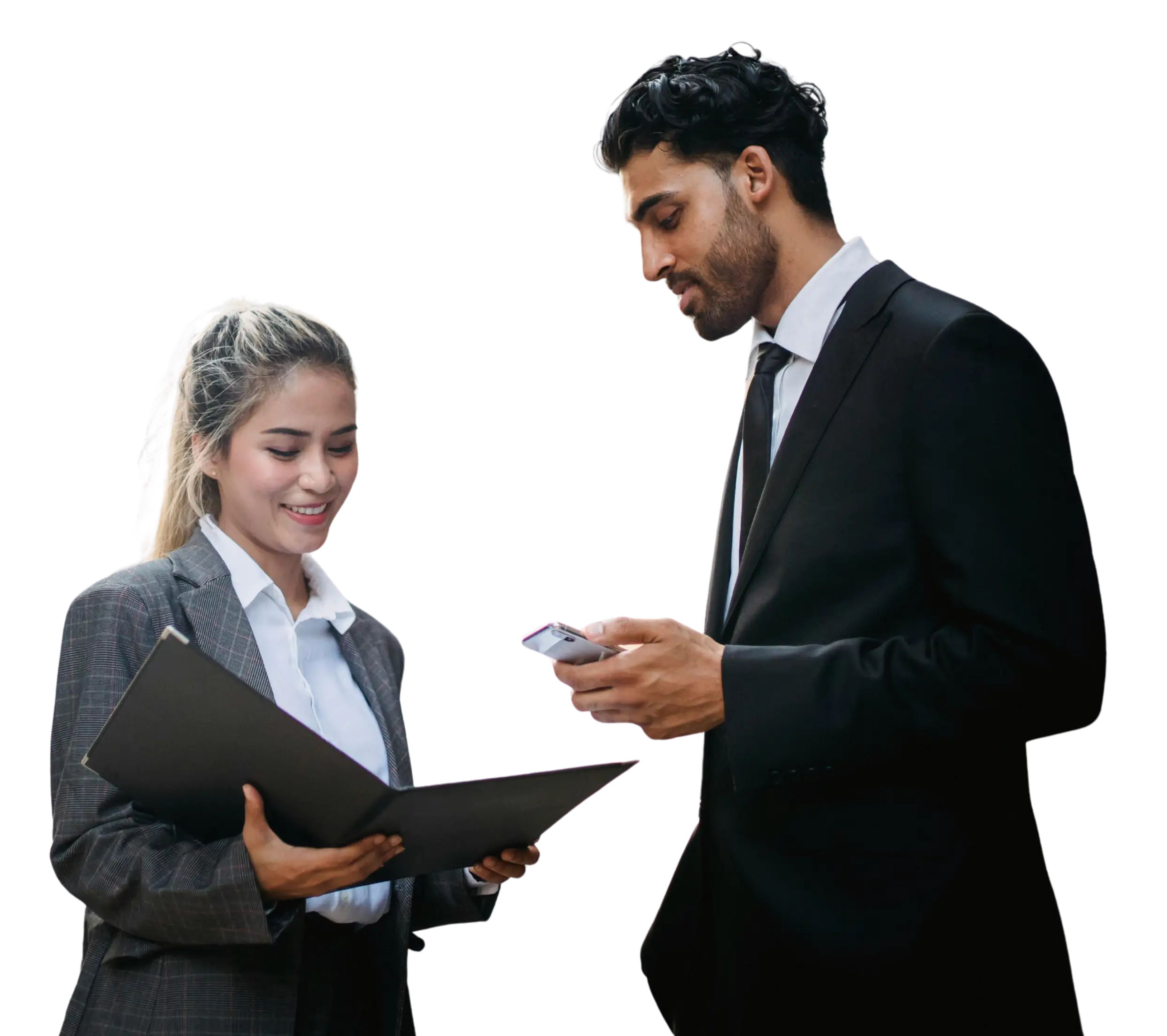 People supporting a petition